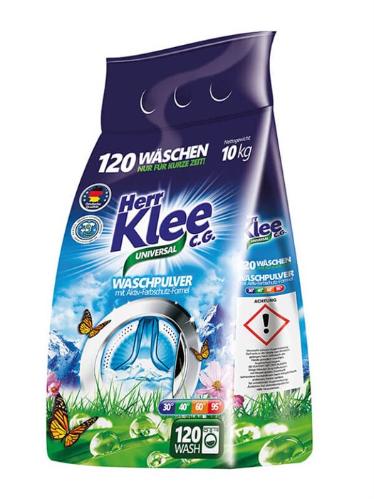 Washing powder Her Klee C.G. universal 10 kg bag – 100 washes 4260353550058 - фото 11869