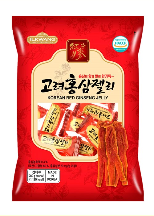 ILKWANG KOREAN RED GINSENG JELLY / Конфета желейная со вкусом красного женьшеня 8801270000637 - фото 12150