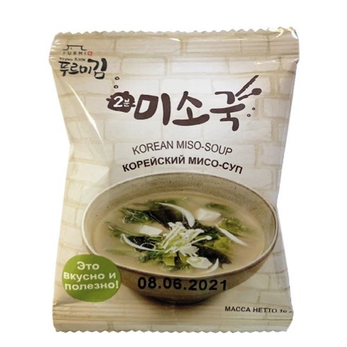 Пищевой концентрат сухой «Корейский Мисо-Суп» 10 г - фото 8651