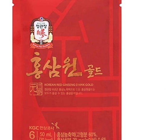 Напиток безалкогольный негазированный с экстрактом корейского красного женьшеня "Hong Sam Won", 50 мл*30 пакетиков - фото 9051