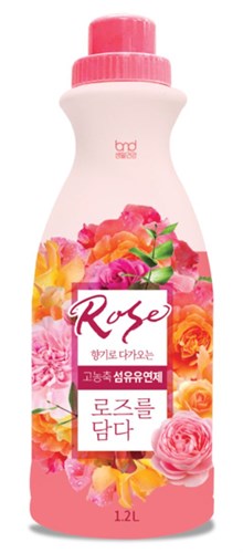 High Enrichment Fabric Softener Rose Кондиционер концентрат для белья с ароматом розы 1,2л. B&D - фото 9165