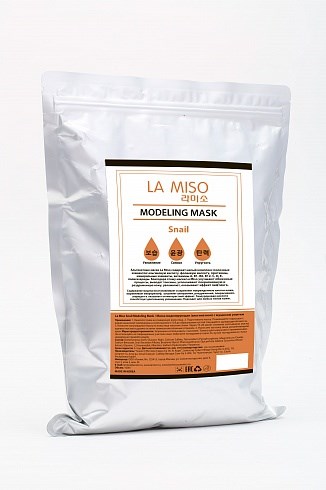 La Miso Маска моделирующая (альгинатная)с муцином улитки 1000 г - фото 9860