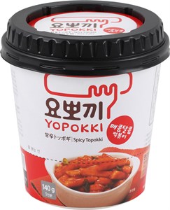 Sweet and Spicy Topokki Токпокки сладко-острый (рисовые палочки с соусом), стакан 140г