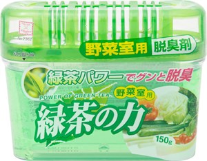 Поглотитель неприятных запахов для овощного отделения холодильника с экстрактом зеленого чая, 150 г. Kokubo