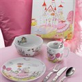 Набор детской посуды WMF 6 предметов Prinzessin Anneli, со стразами Swarovski 12.9415.9964